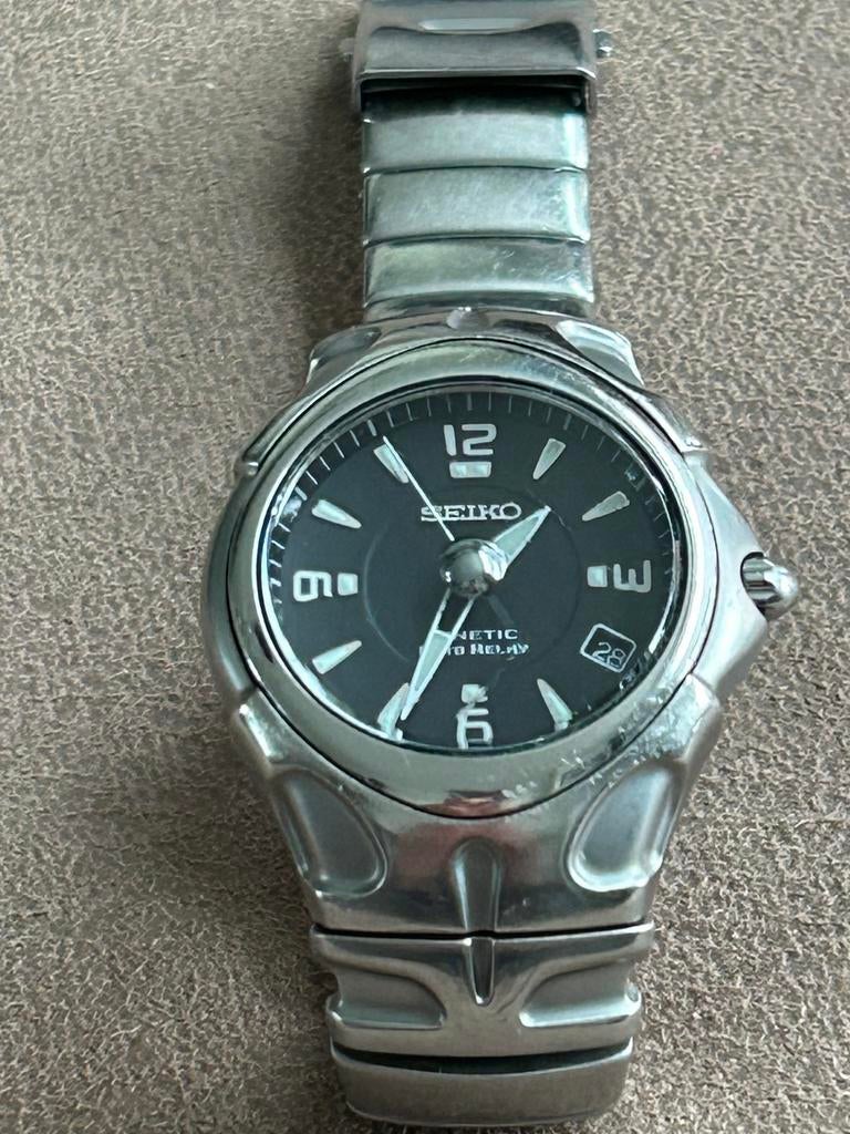 4 maal seiko kinetic te koop, Gebruikt, Polshorloge, Ophalen of Verzenden, Seiko
