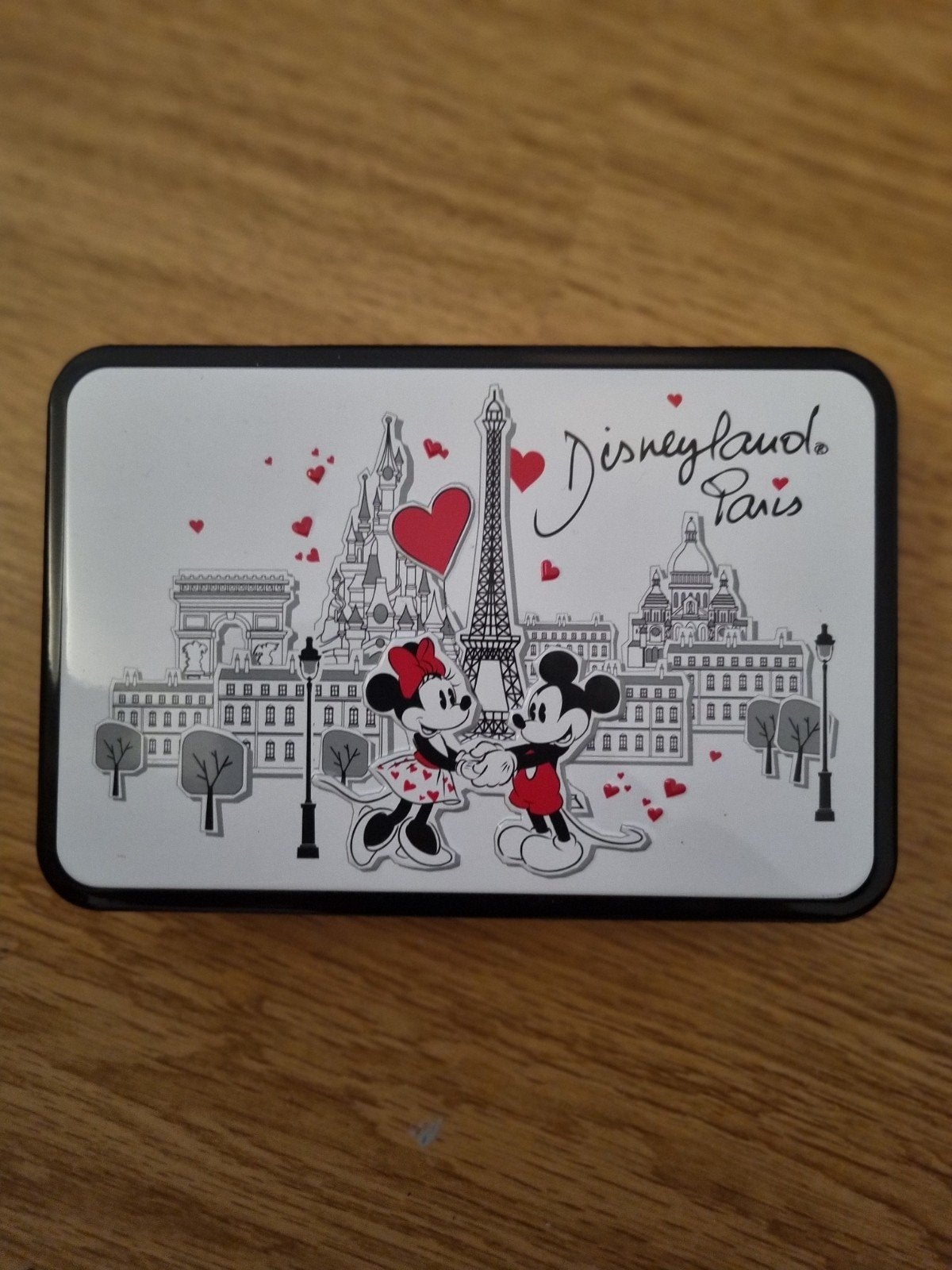 Disneyland Parijs blikken doosje Mickey & Minnie Mouse, Ophalen of Verzenden, Mickey Mouse
