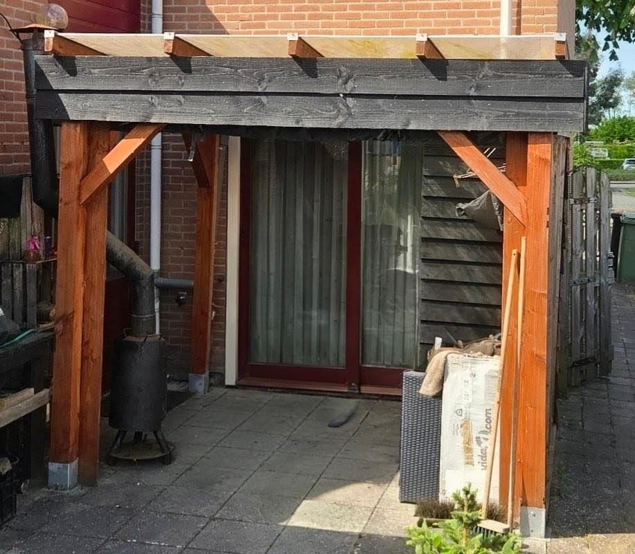 Compacte Douglas overkapping / veranda 275x230cm, Ophalen, Gebruikt, Veranda