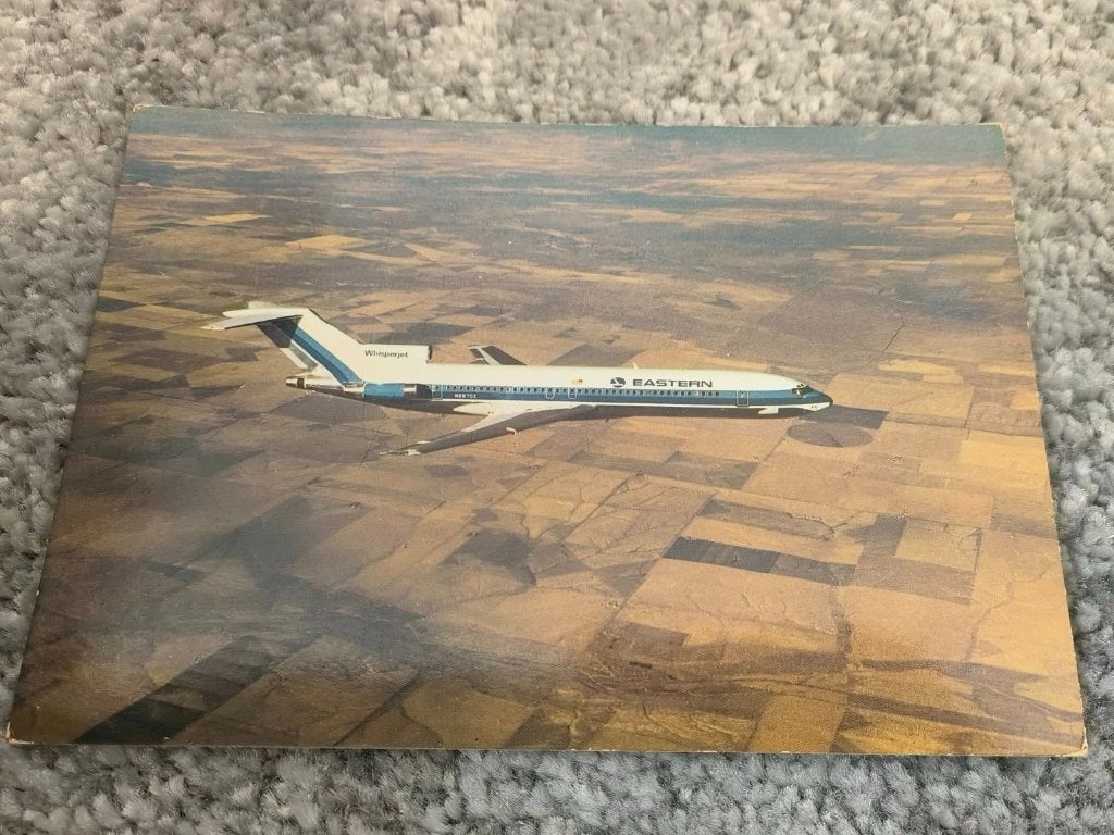 Kaart Boeing 727-225 (34), Ophalen of Verzenden, 1980 tot heden, Gelopen, Voertuig