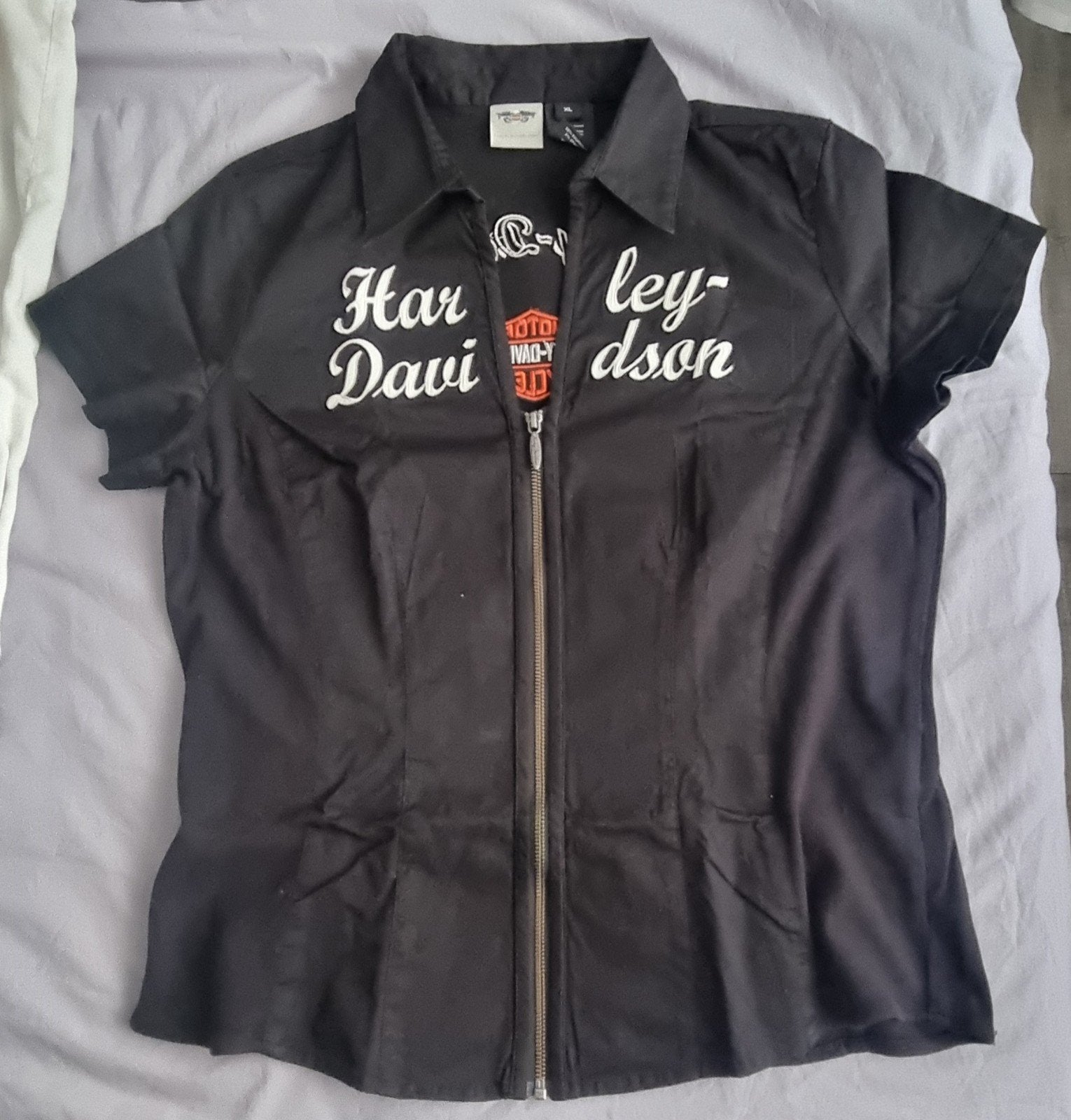Harley Davidson xl, Harley Davidson, Zwart, Maat 46/48 (XL) of groter, Nieuw