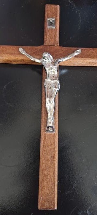 Prachtig Religieus Houten Jezus Kruis, Ophalen of Verzenden, Zo goed als nieuw
