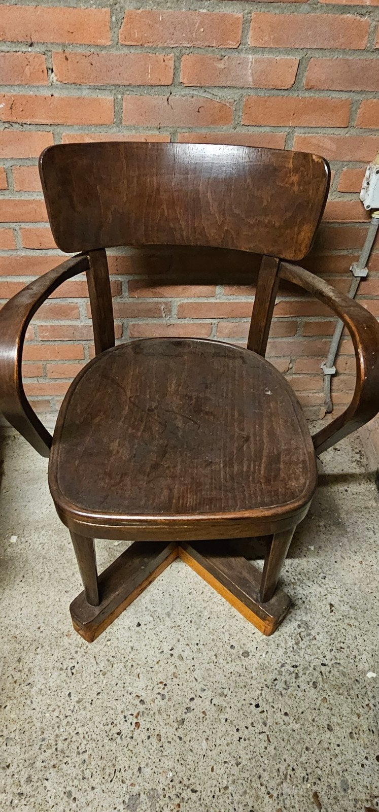 Antieke houten po-stoel – prachtige originele stoel, Ophalen
