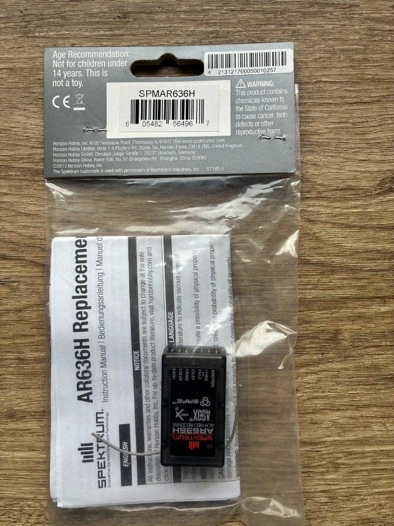 Spektrum AR636H AS3X ontvanger Blade 200 SR X nieuw, Hobby en Vrije tijd, Ophalen of Verzenden, Nieuw