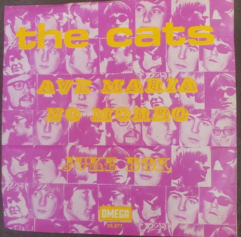 Cats - Jukebox / Ave Maria, Cd's en Dvd's, Vinyl Singles, Gebruikt, Beschermende buitenhoes, Fotohoes, Single, 1960 - 1969, Pop