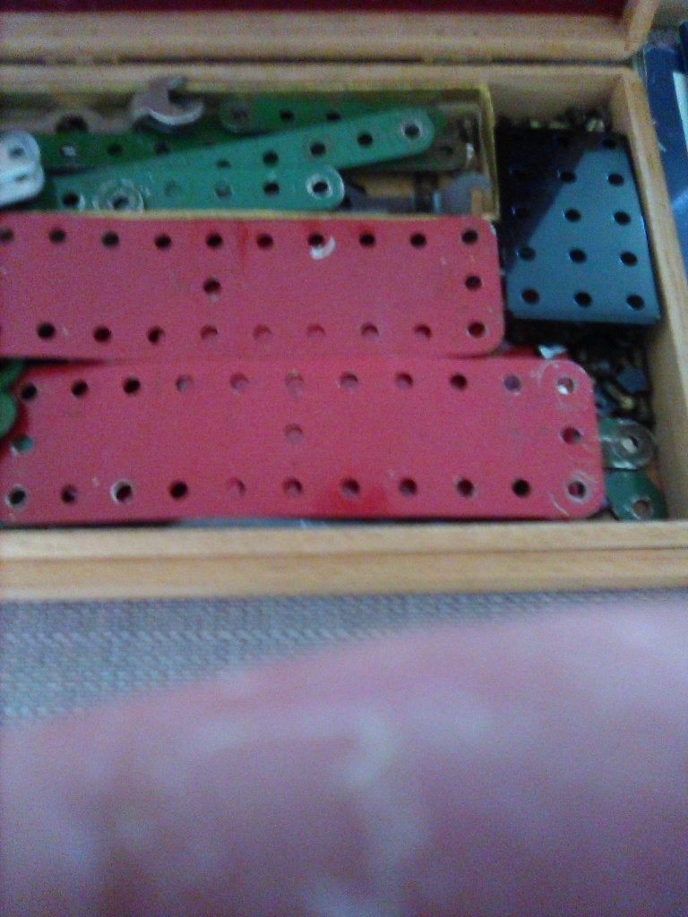 Meccano oud, Ophalen, Gebruikt