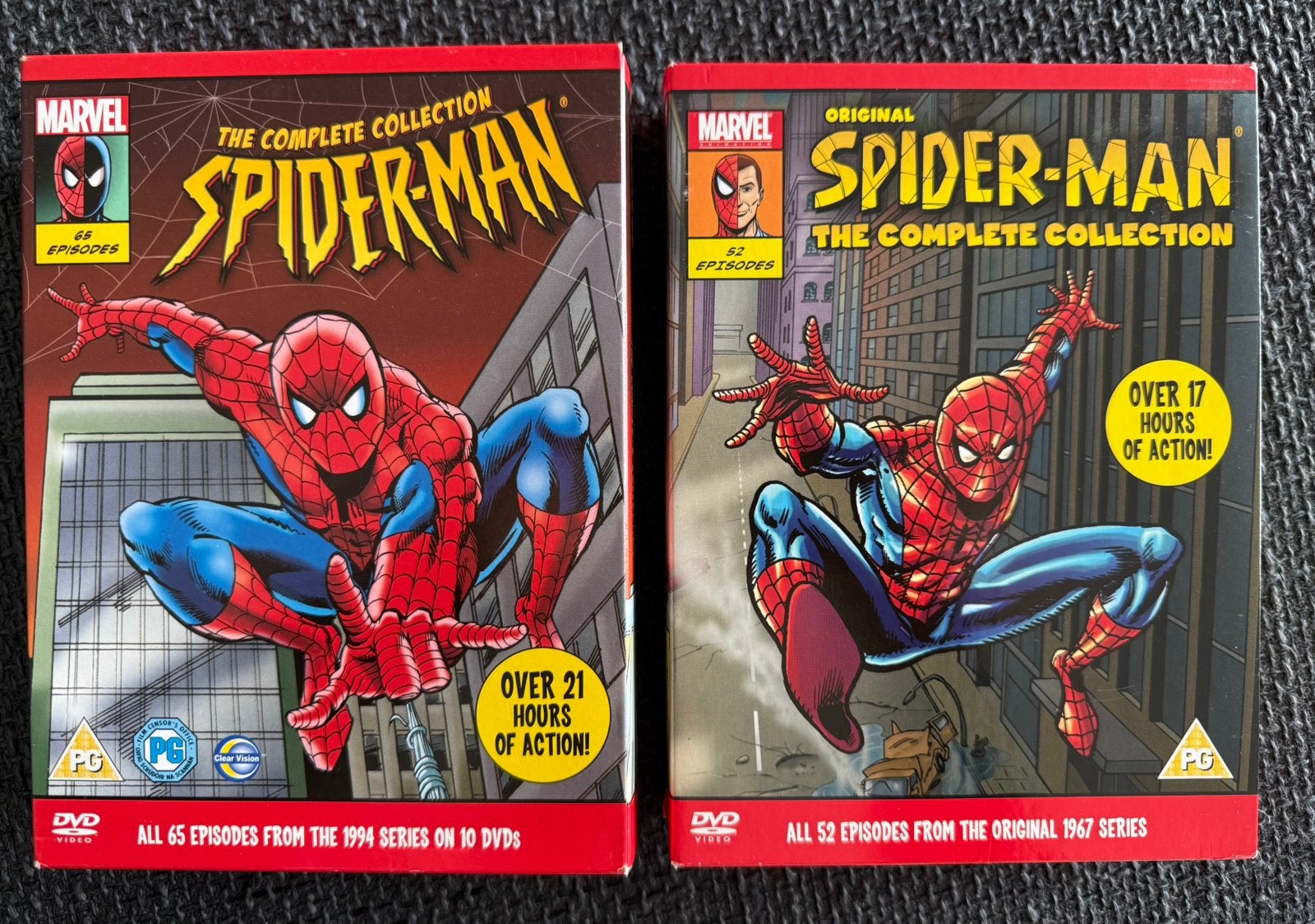 DVD Box sets The Complete Collection Spider-Man 1967 + 1994, Alle leeftijden, Ophalen, Gebruikt, Amerikaans