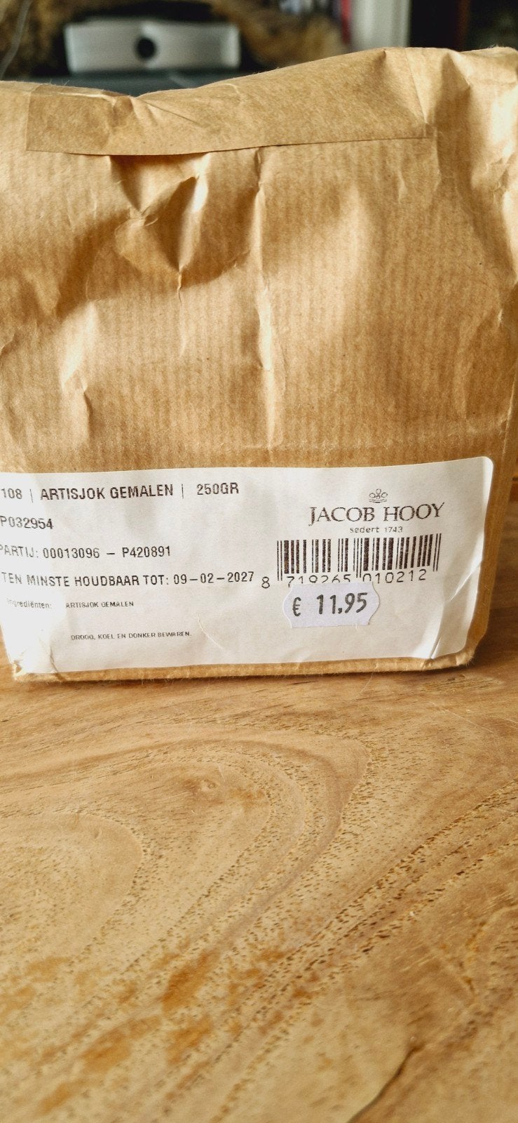 Gemalen artisjok biologisch, Ophalen of Verzenden