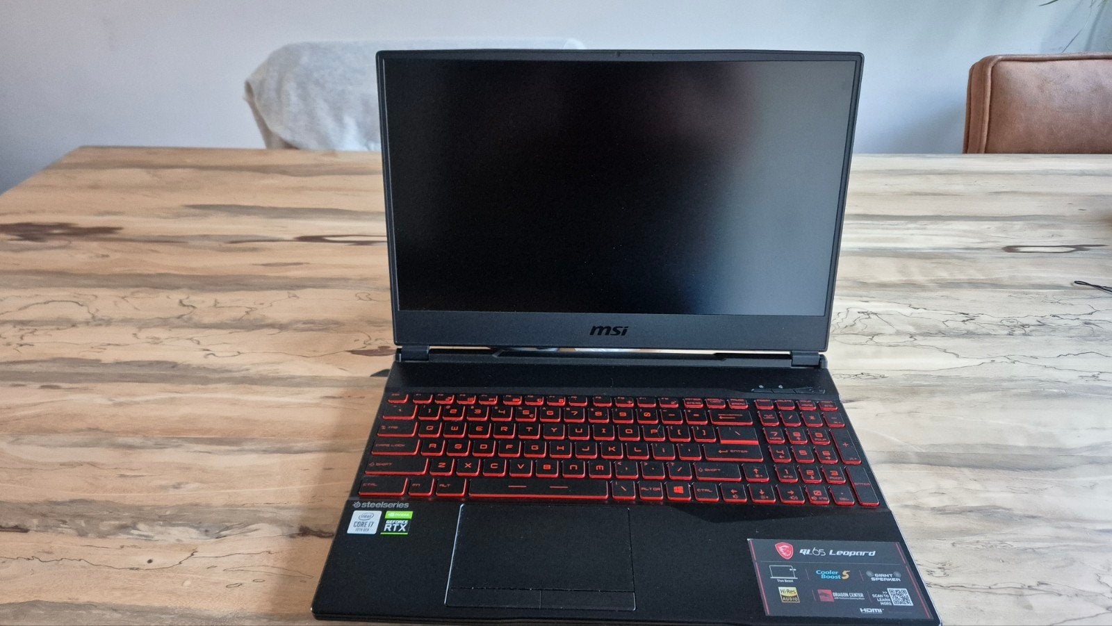 MSI GL65 Gaming Laptop i7-1075H RTX 2060 16GB RAM 144Hz, 2 tot 3 Ghz, 15 inch, Ophalen of Verzenden, Zo goed als nieuw