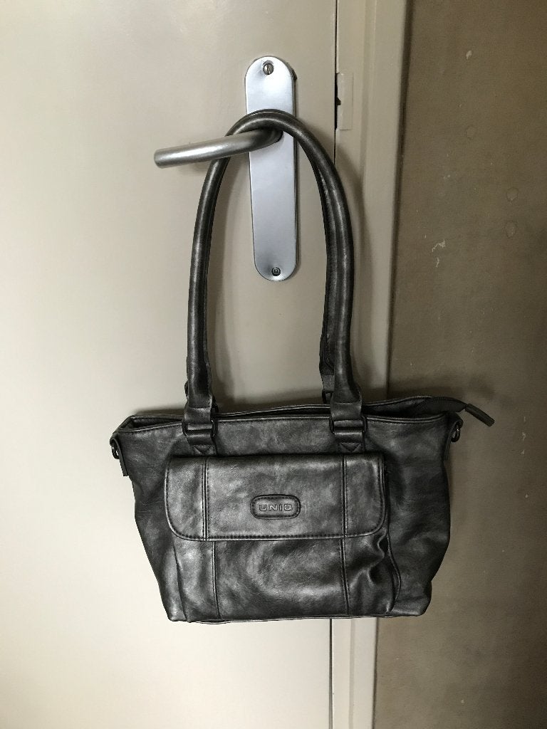 handtas (Uniq), Sieraden, Tassen en Uiterlijk, Ophalen of Verzenden, Nieuw, Grijs, Handtas