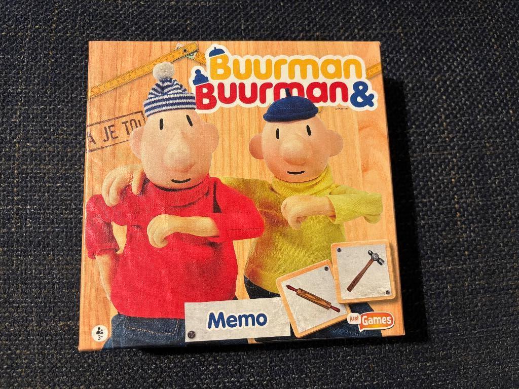 Buurman & Buurman memo ( memoryspel ) geheugenspel, Een of twee spelers, Ophalen, Zo goed als nieuw, Just Games