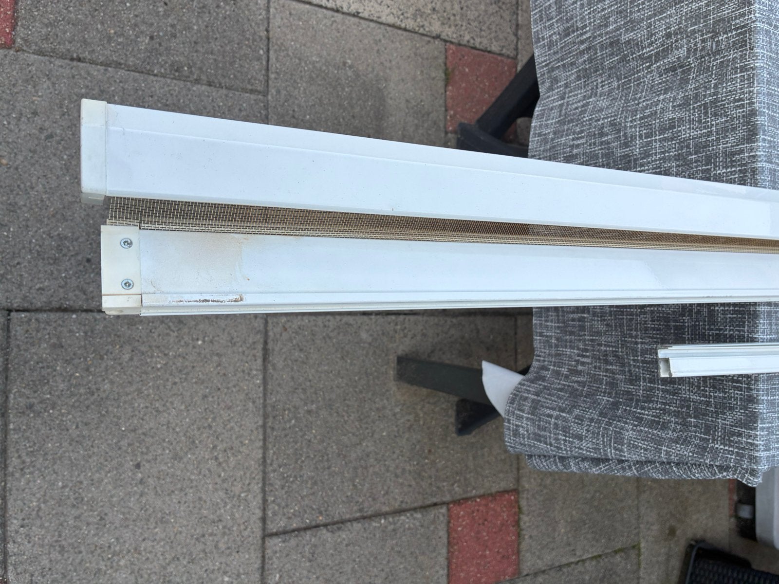 Hordeur wit 205x100, Gebruikt, 80 tot 100 cm, Hordeur, Ophalen of Verzenden