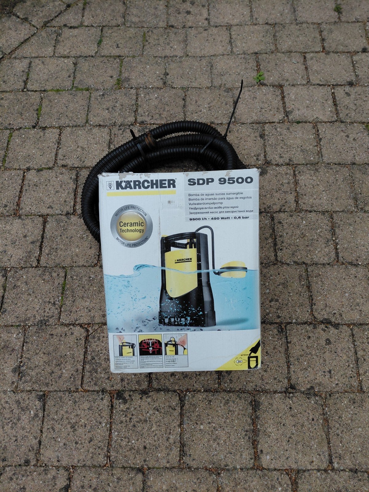 Kärcher SDP 9500 Dompelpomp - Compleet in doos, Ophalen of Verzenden