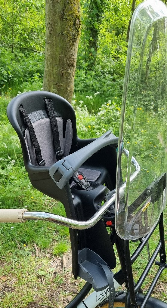 Kinderzitje fiets zgan, Ophalen, Voetsteuntjes, 0 t/m 18 kg, Voorzitje