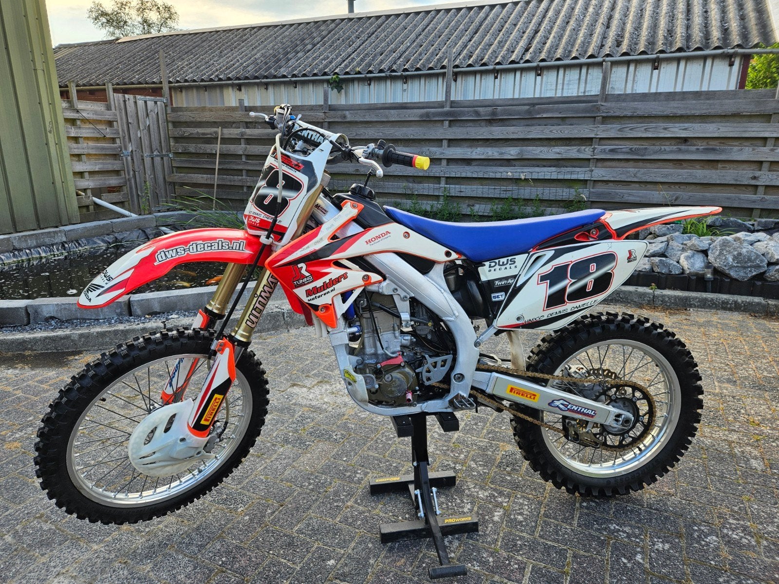 honda crf 450 2009 akrapovic, Motoren, Particulier, Crossmotor
