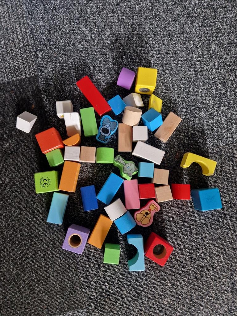 Diverse houten speelblokken, Kinderen en Baby's, Speelgoed | Houten speelgoed, Ophalen of Verzenden