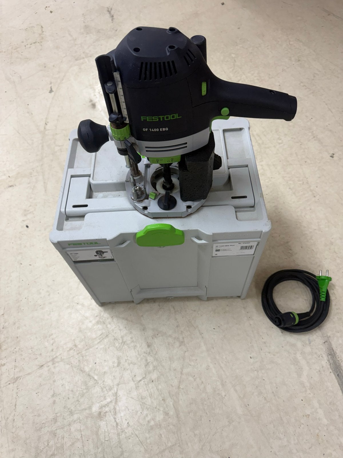 Festool Bovenfrees OF 1400 EBQ - Zo goed als nieuw, Ophalen of Verzenden, Zo goed als nieuw, Elektrisch, Bovenfrees