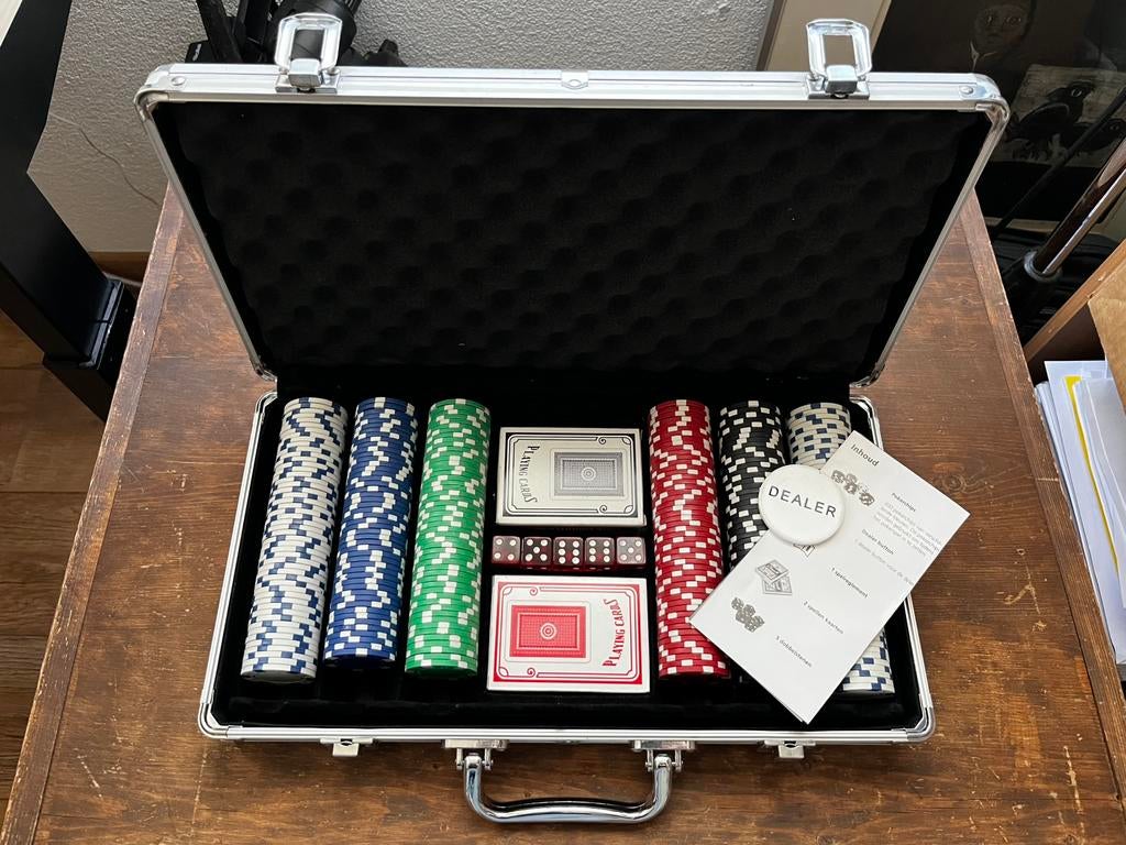 Pokerspel, Ophalen of Verzenden, Zo goed als nieuw
