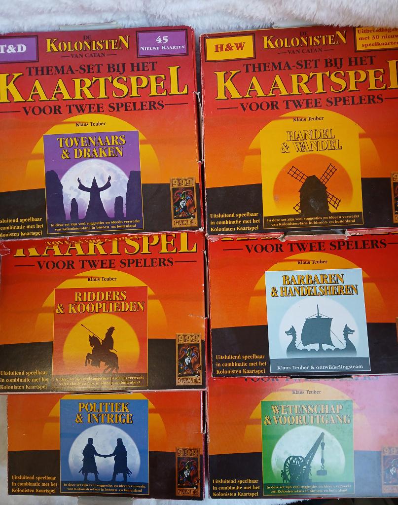 Kolonisten van Catan voor twee spelers + 6 thema-sets, Hobby en Vrije tijd, Gezelschapsspellen | Kaartspellen, Een of twee spelers