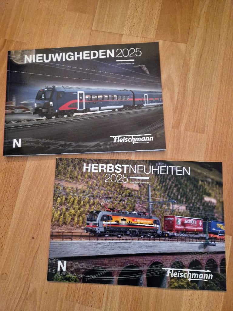 Fleischmann spoor N nieuwigheden & herfst folder 2025, Hobby en Vrije tijd, Modeltreinen | N-Spoor, Gelijkstroom, Fleischmann