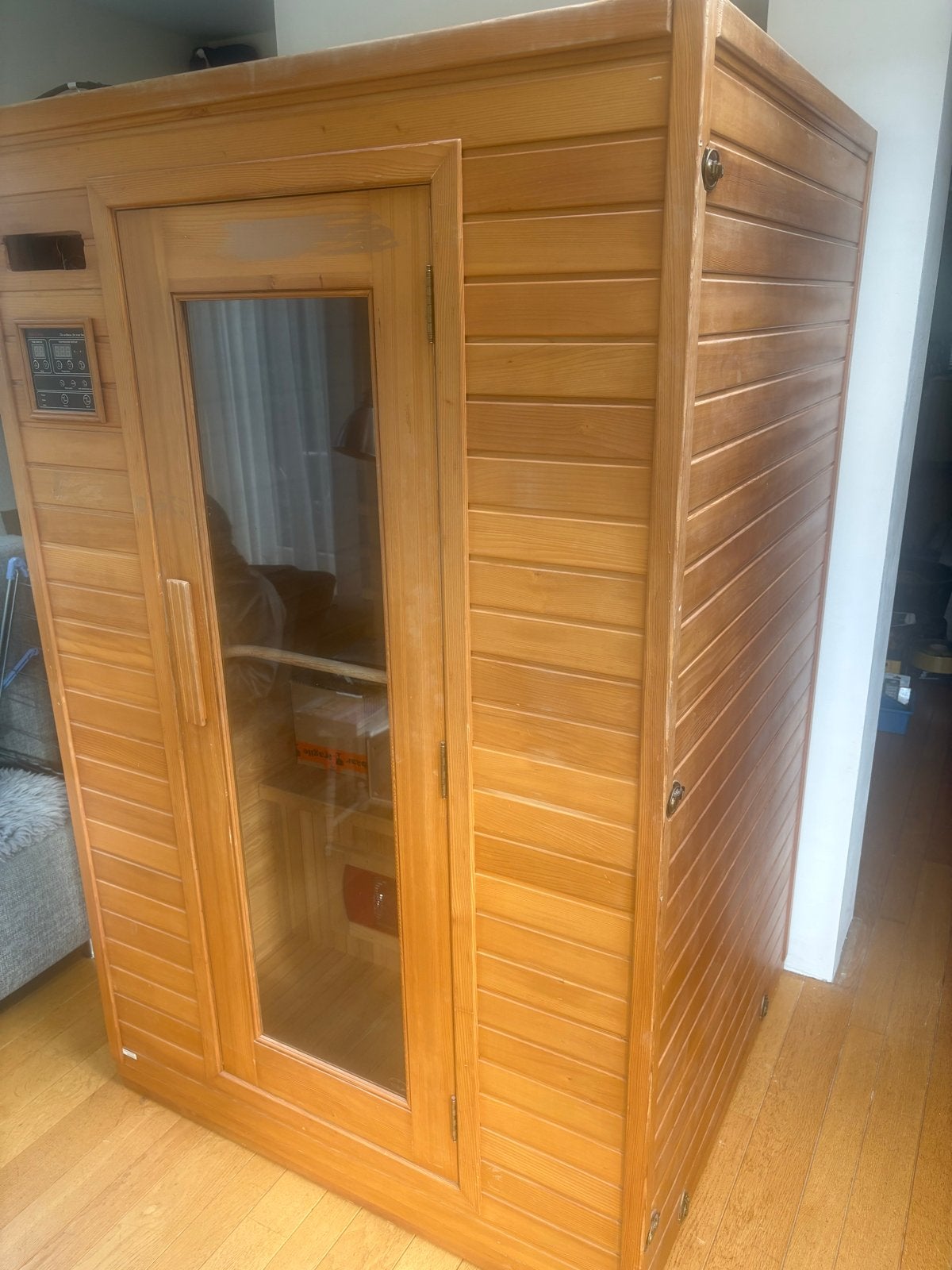 Infrasense Infrarood Sauna met Radio/CD en Verlichting, Ophalen of Verzenden, Gebruikt, Infrarood, Complete sauna
