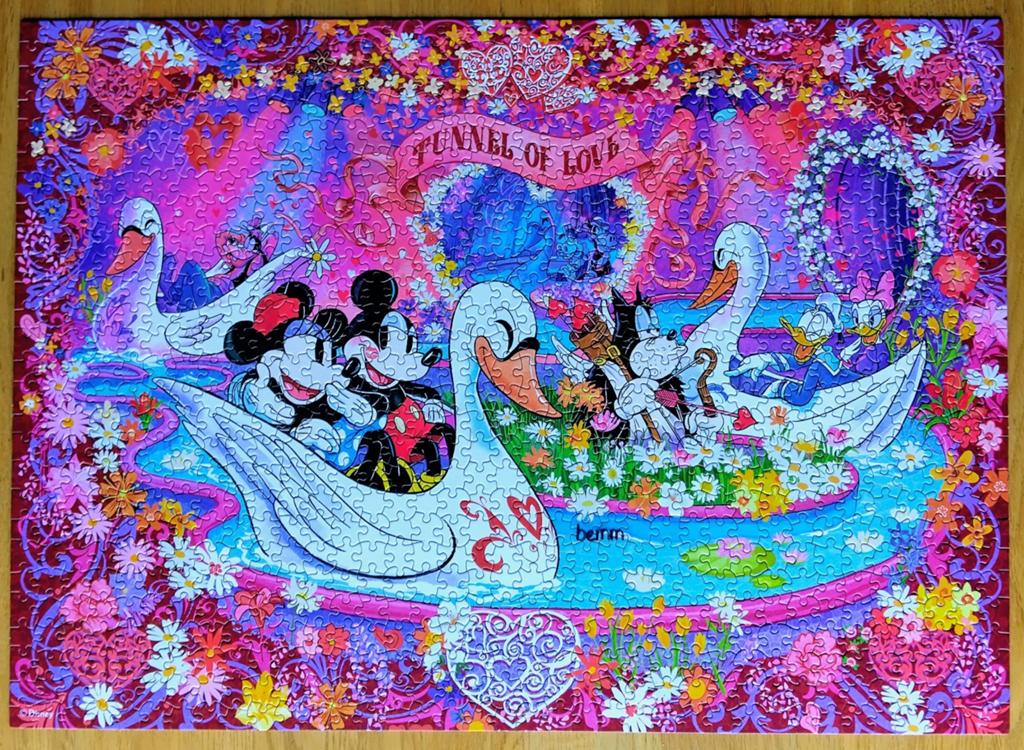 Disney puzzel Ceaco in blik, Ophalen of Verzenden, 500 t/m 1500 stukjes, Zo goed als nieuw, Legpuzzel