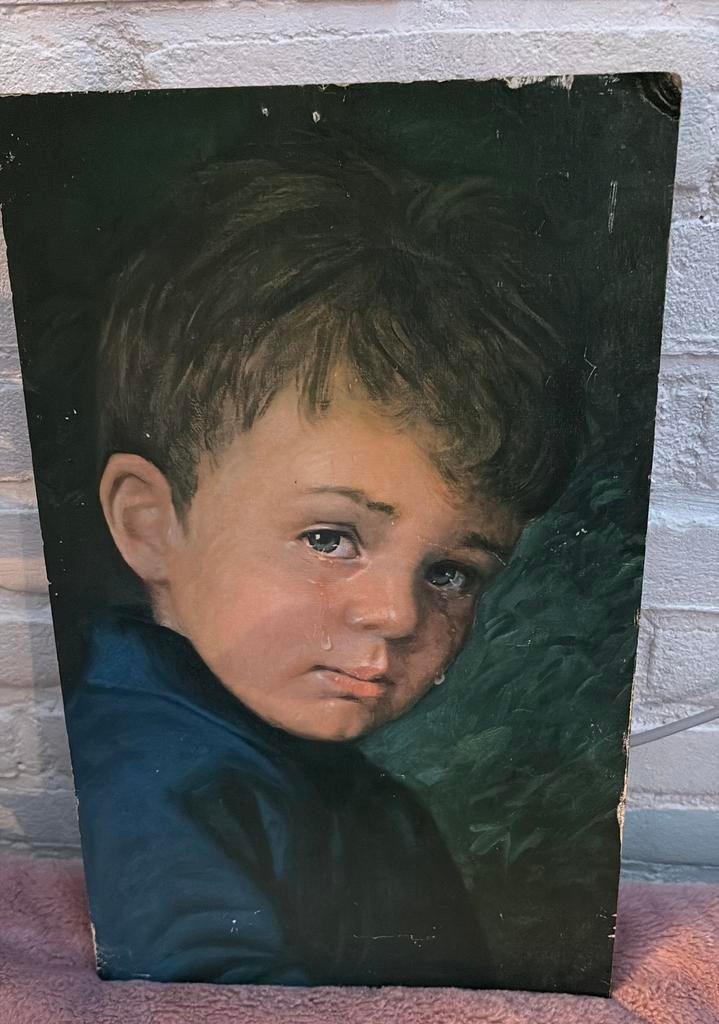 Huilende jongen, Ophalen, Huis en Inrichting