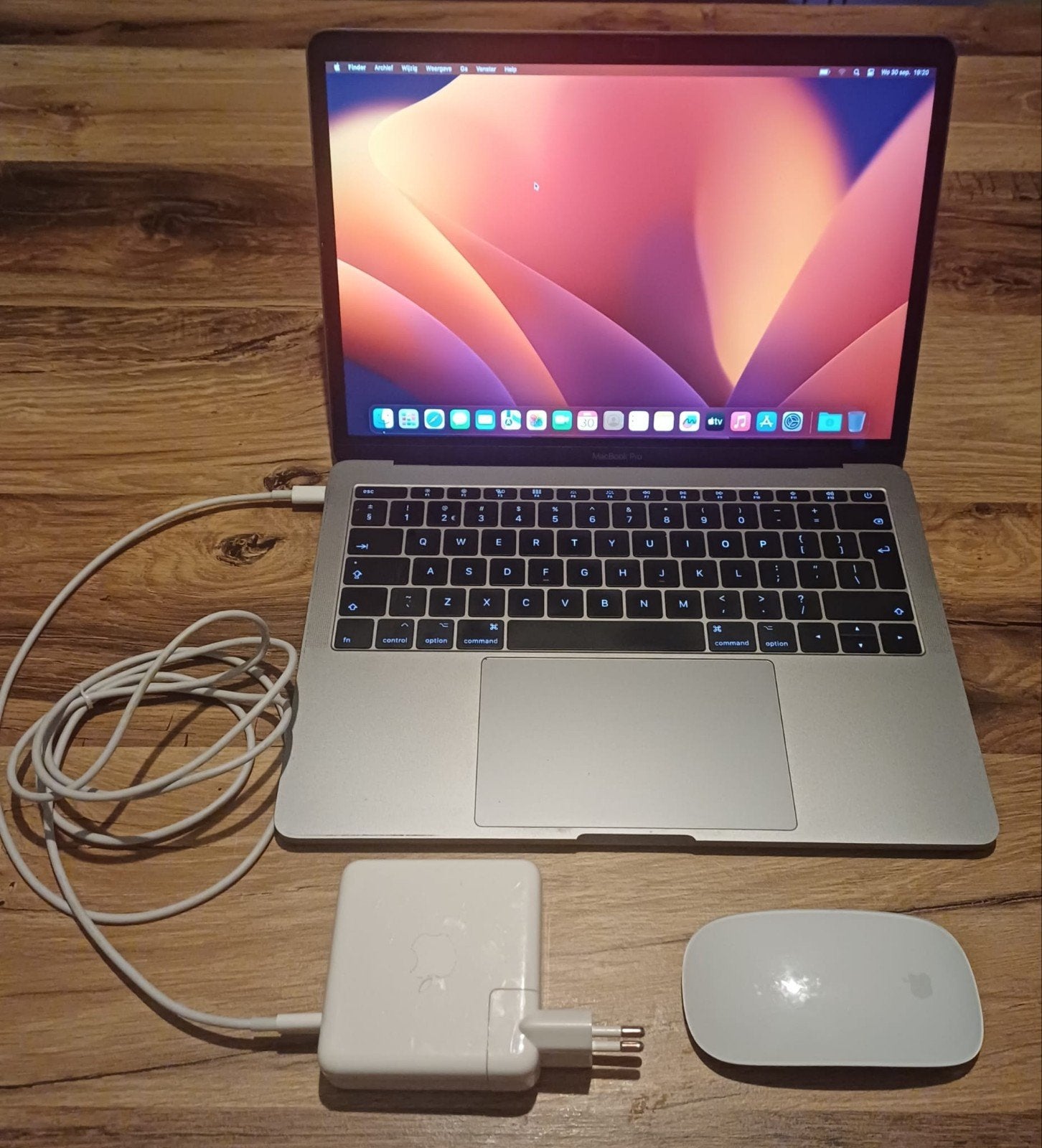 Apple MacBook Pro 13" (2017) incl. Apple Magic Mouse 2, Computers en Software, MacBook Pro, 2 tot 3 Ghz, 13 inch, Ophalen of Verzenden