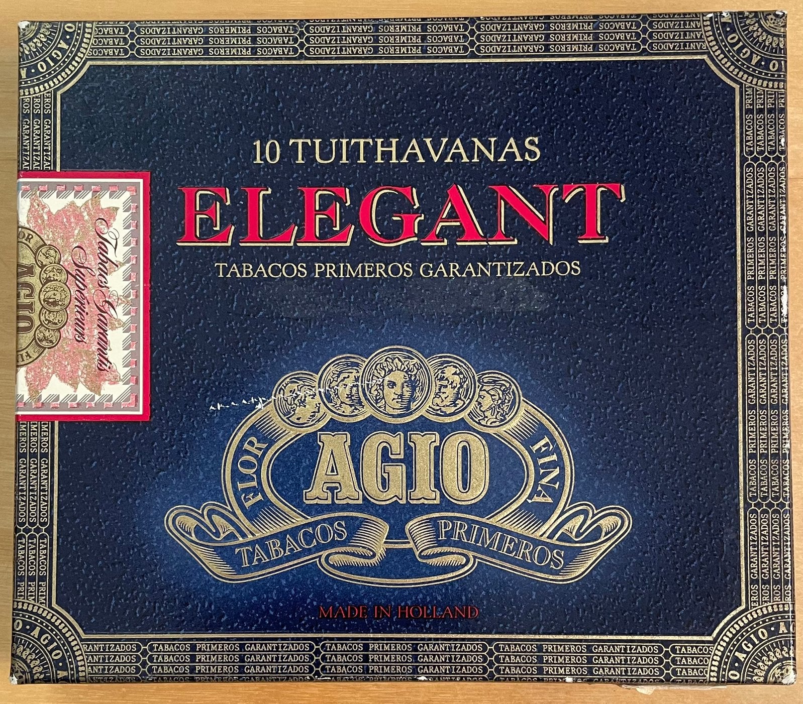 Sigarendoosje Agio Elegant (leeg), Verzamelen, Ophalen of Verzenden, Gebruikt, Tabaksdoos of Verpakking