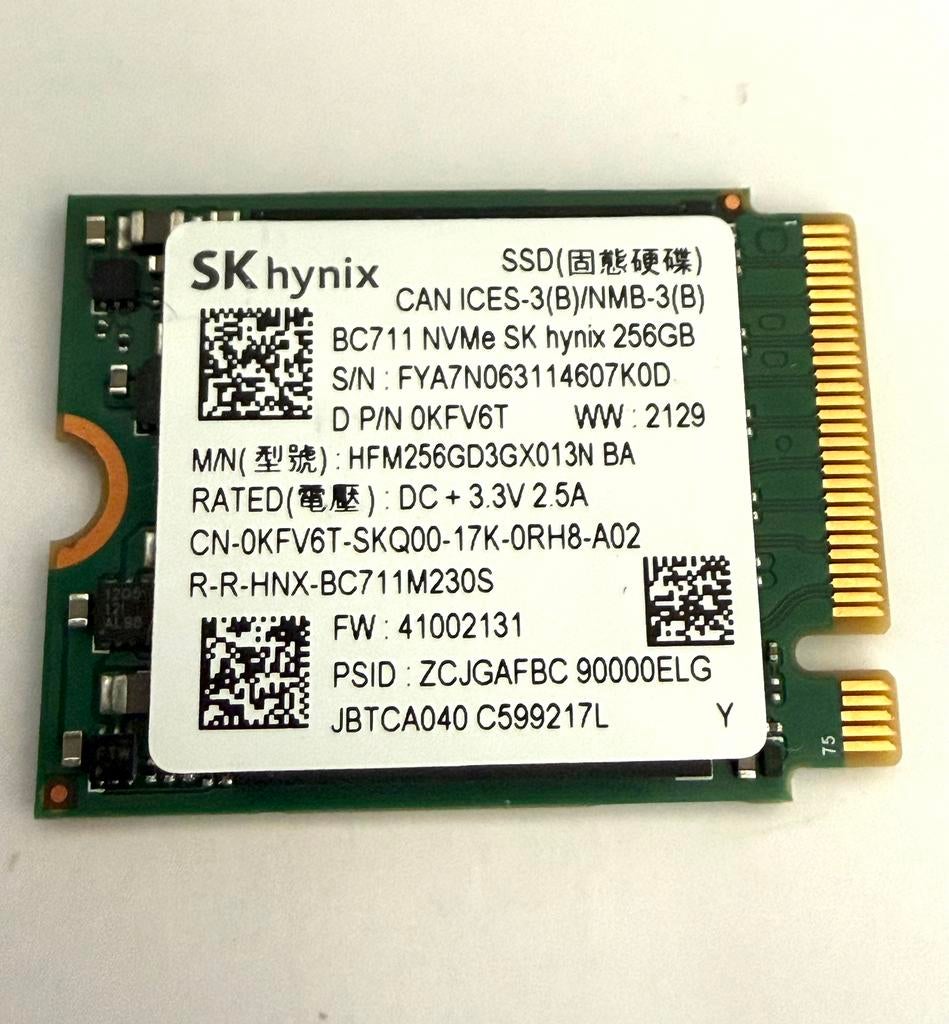 SK hynix BC711 NVMe SSD 256GB – M.2 2230, Computers en Software, Harde schijven, Ophalen of Verzenden, Zo goed als nieuw, Laptop