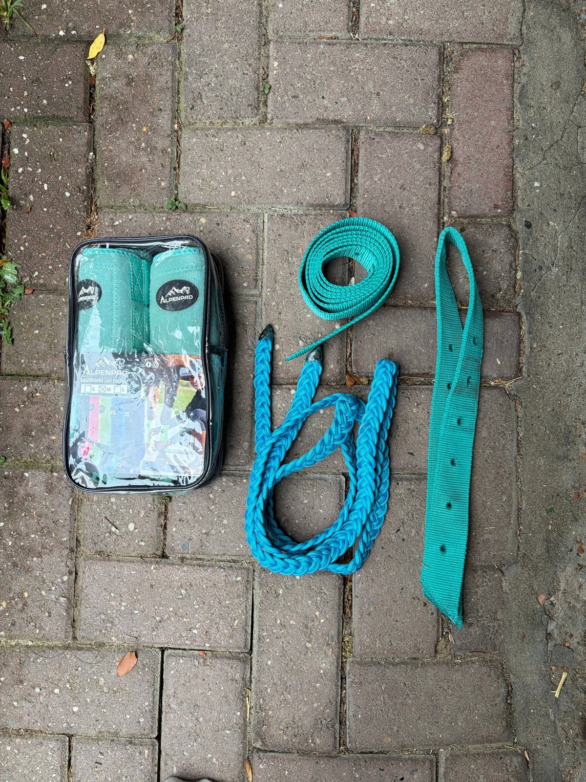 Turquoise western set, Ophalen of Verzenden, Zo goed als nieuw, Overige disciplines