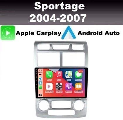 Android Auto/Apple CarPlay voor Kia Sportage 2004-2007, Auto diversen, Autoradio's, Nieuw, Ophalen of Verzenden