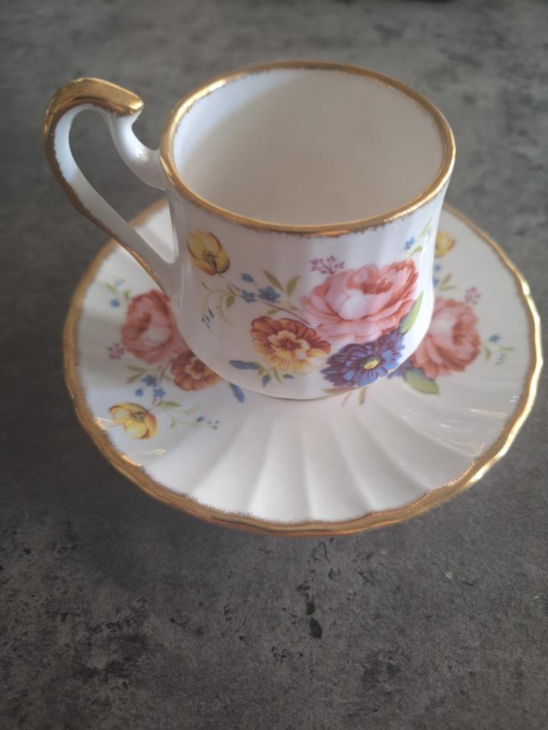 Vintage Royal Priory Dale "Princess" Kop en Schotel, Ophalen of Verzenden
