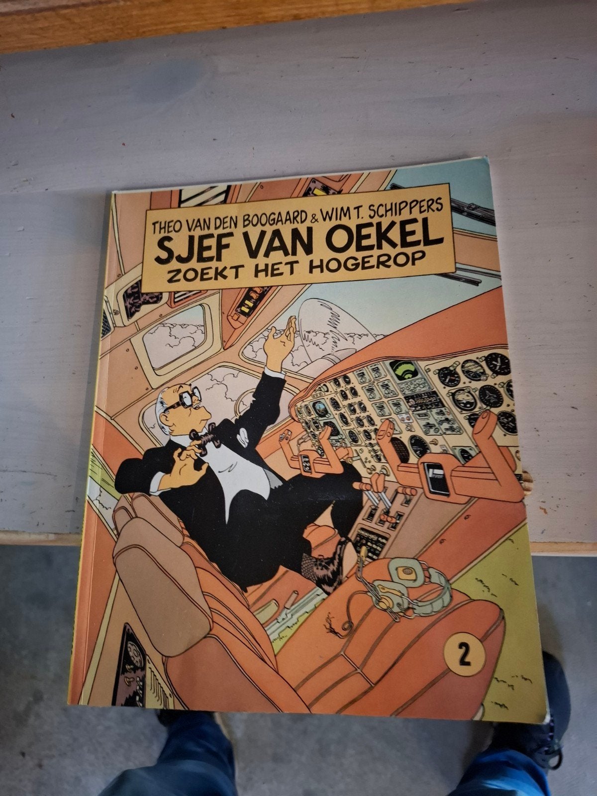 Sjef van Oekel zoekt het hogerop - Deel 2, Boeken, Eén stripboek, Ophalen of Verzenden, Gelezen, Theo van den Boogaard & Wim T. Schippers