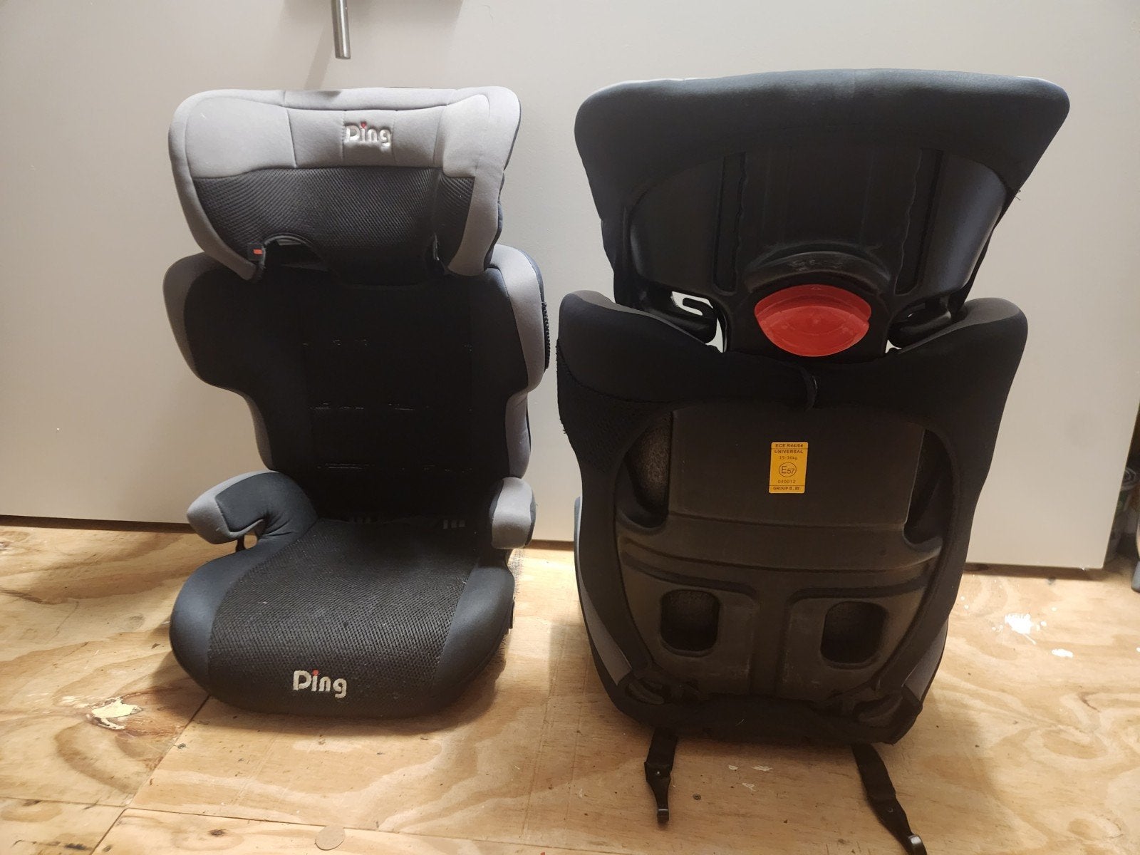 Autostoel van het merk Ding rugleuning afneembaar 2 stuks, Ophalen, 15 t/m 36 kg, Overige merken, Autogordel