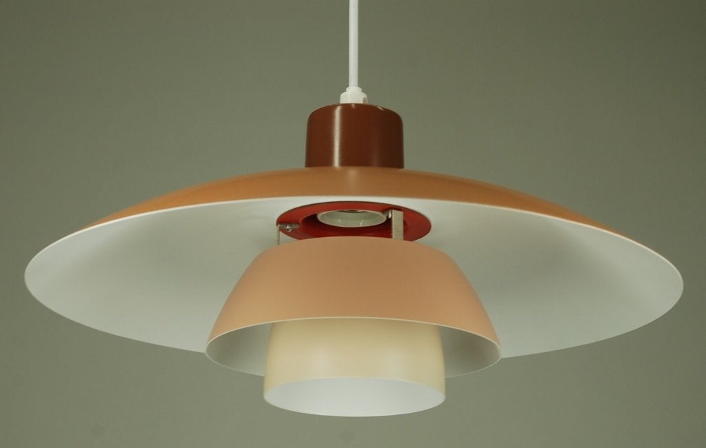 Vintage 1970's Louis Poulsen PH4 hanglamp 275 euro, Huis en Inrichting, Lampen | Hanglampen, Vintage MCM, Zo goed als nieuw, Minder dan 50 cm