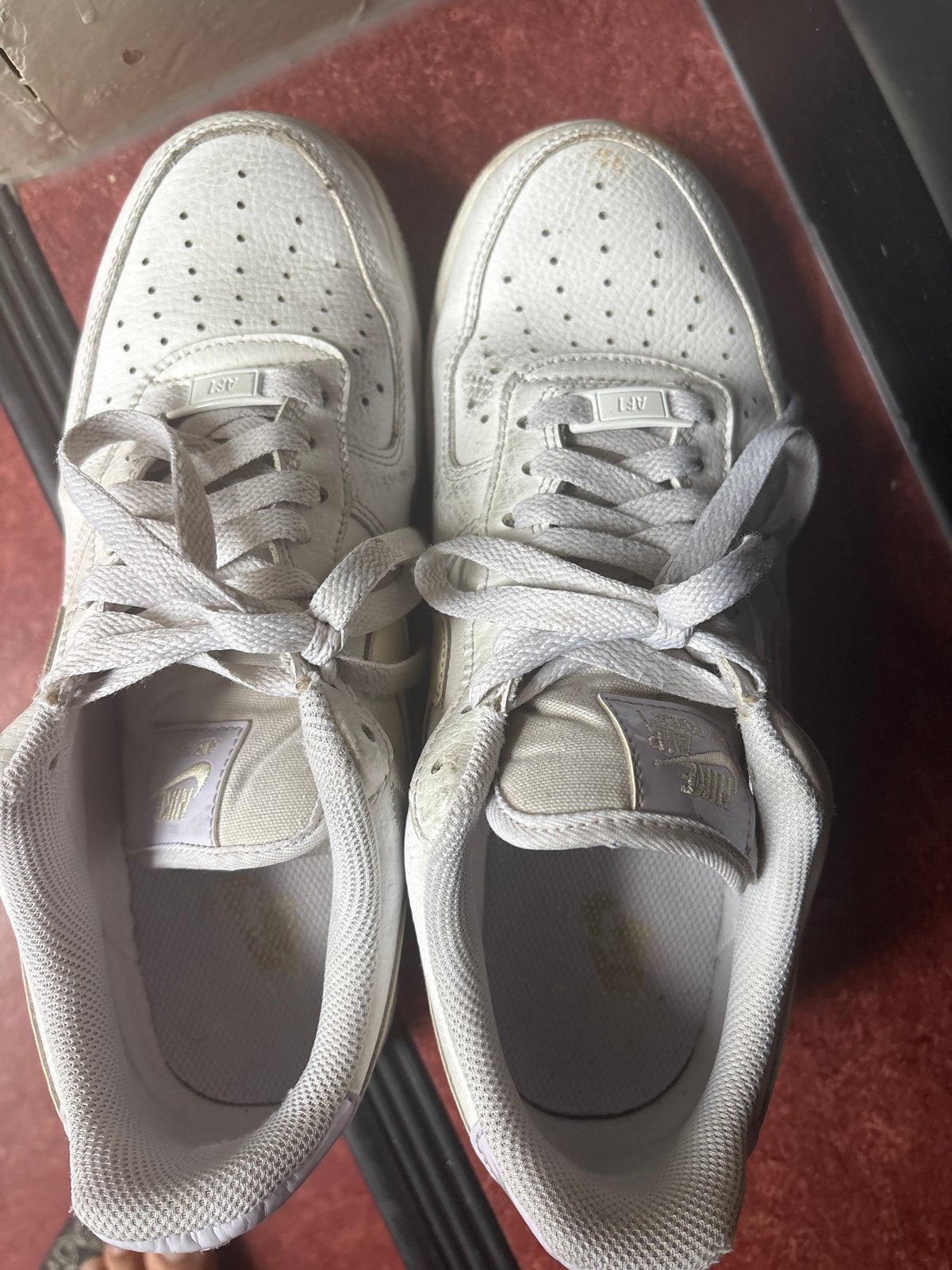 Nike Air Force 1 Low sneakers - Maat 41, Ophalen, Gedragen, Wit, Sneakers of Gympen