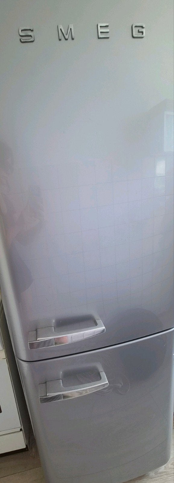 Smeg Koelkast met vriezer, Ophalen, Gebruikt, 200 liter of meer, 60 cm of meer