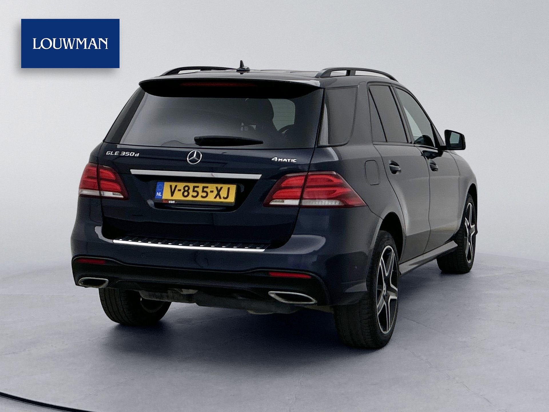 Mercedes-Benz GLE 350 D 4MATIC AMG Line Grijs kenteken Pano, Auto's, Gebruikt, Blauw, GLE, 2987 cc