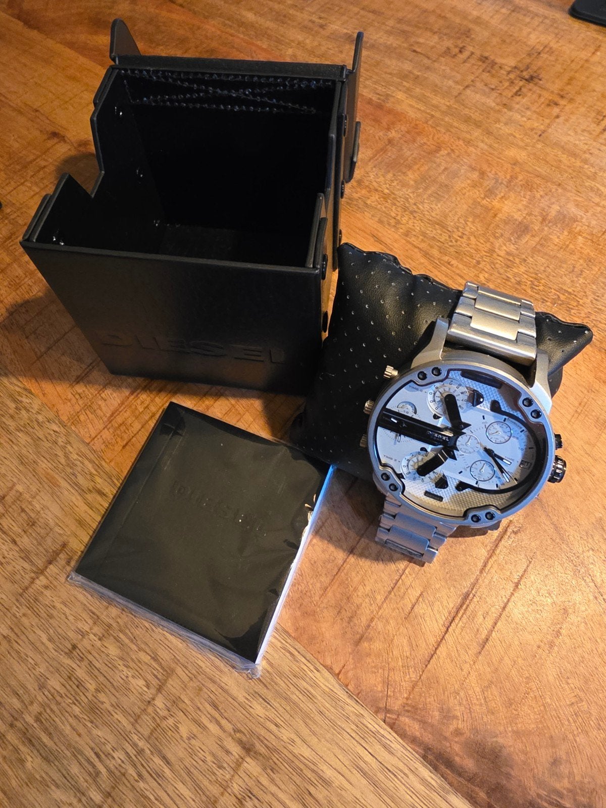 Diesel DZ 7421 Herenhorloge - Stoer en Stijlvol, Ophalen of Verzenden, Zo goed als nieuw, Staal, Overige merken