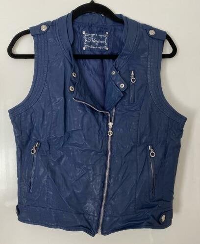 Bludeise bodywarmer/jasje maat L/XL, Kleding | Dames, Ophalen of Verzenden, Zo goed als nieuw, Maat 42/44 (L), Blauw