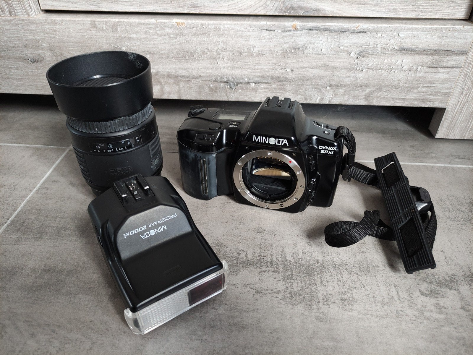 Minolta dynax sp xi camera met lens (werkend), Ophalen of Verzenden, Spiegelreflex, Minolta