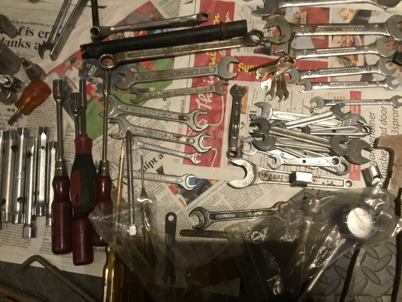 Diverse. Gereedschappen, Ophalen, Gebruikt