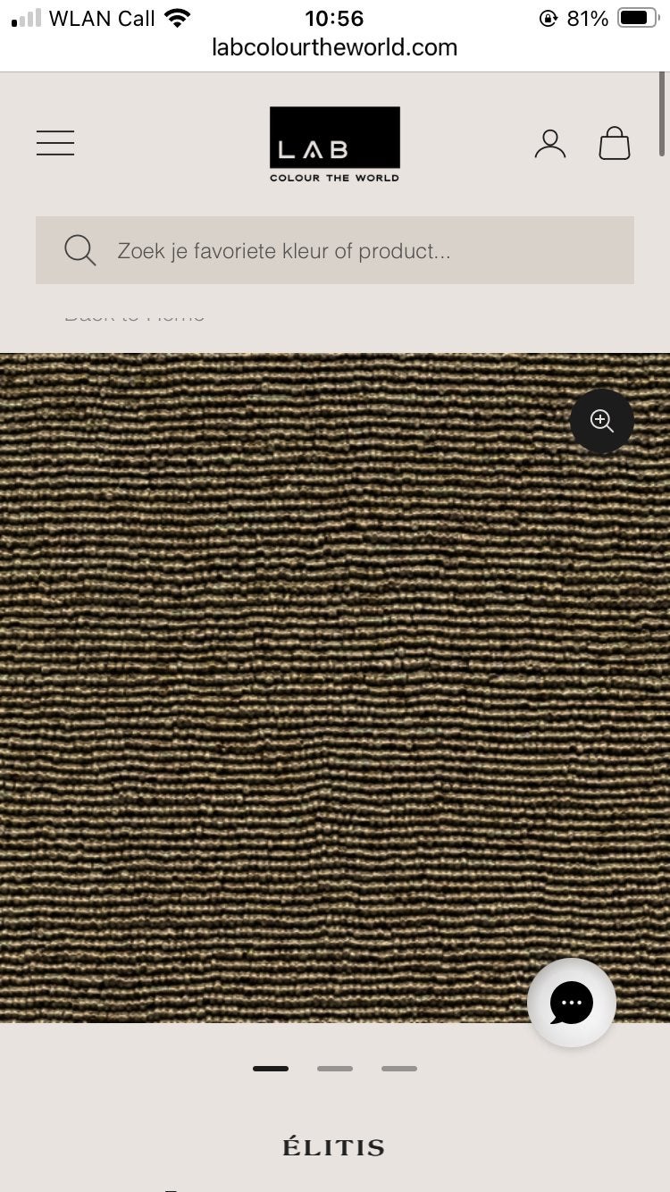 1 rol ÉLITIS JADE WALLPAPER VP 910 11 behang, Huis en Inrichting, Ophalen of Verzenden, Goud, Elitis