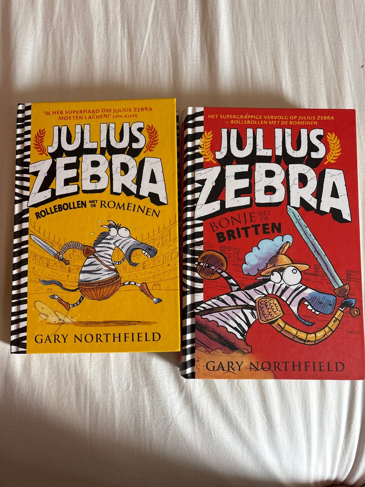 Julius Zebra boeken 2 stuks, Ophalen, Zo goed als nieuw, Fictie