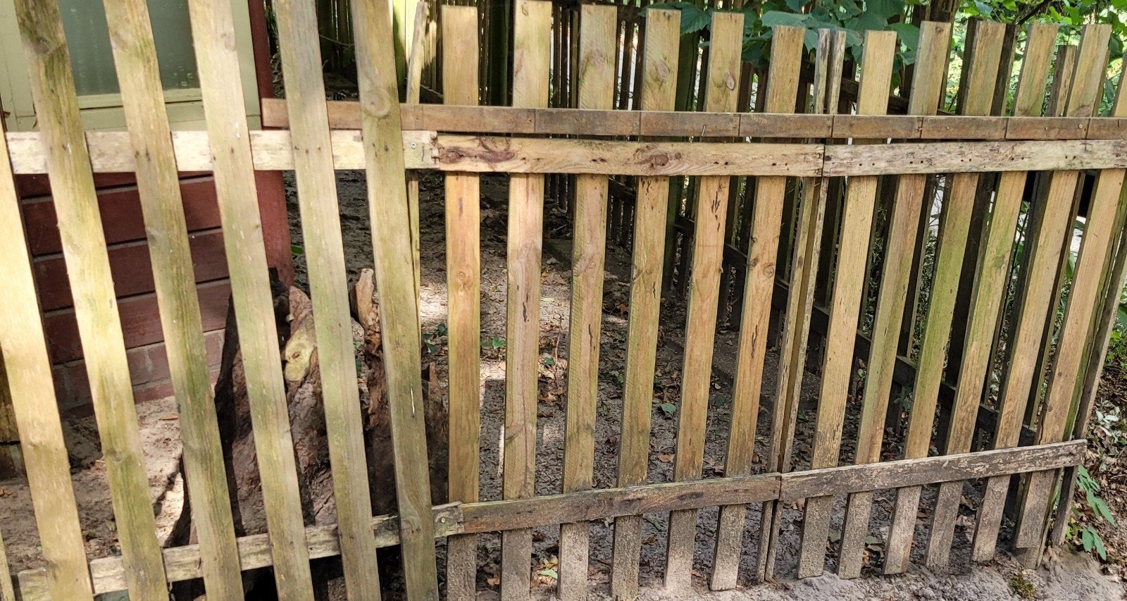 Houten schuttingdelen - Gebruikt, Ophalen, 6 meter of meer, Hout, 1 tot 2 meter