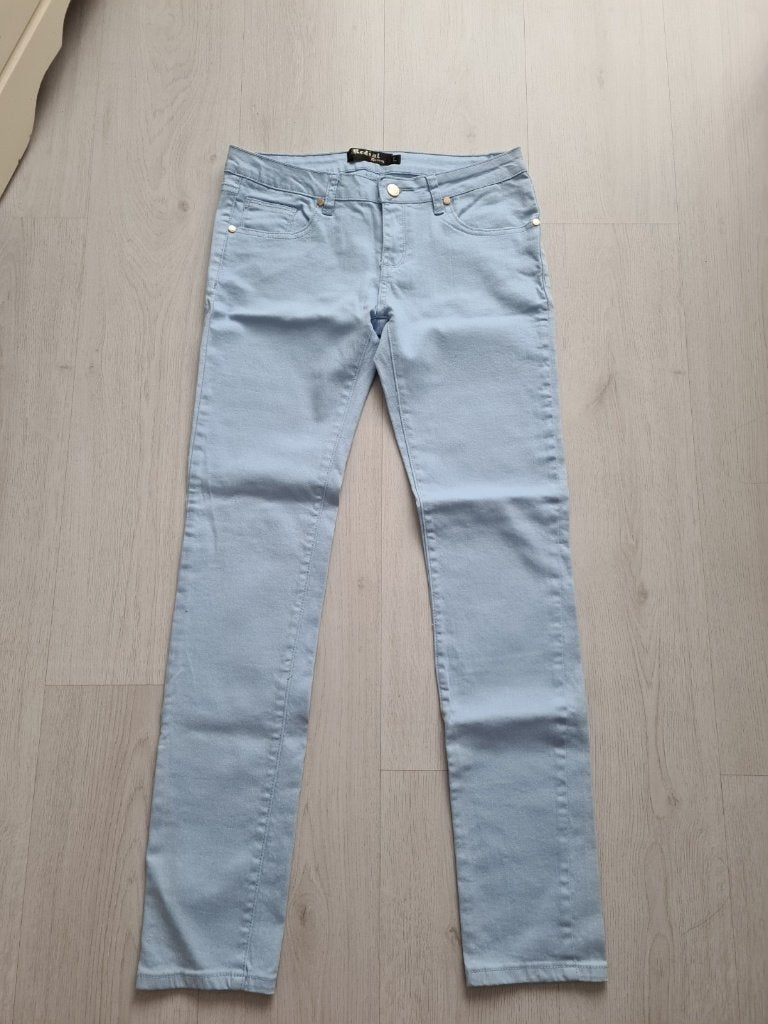 Broek lichtblauw Maat L Nieuw, Ophalen of Verzenden, Nieuw, Blauw, Lang