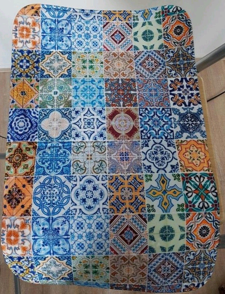 Nieuw!Deurmat zacht met gekleurde prints & antislip 60x40cm, Ophalen of Verzenden, Nieuw, Binnen