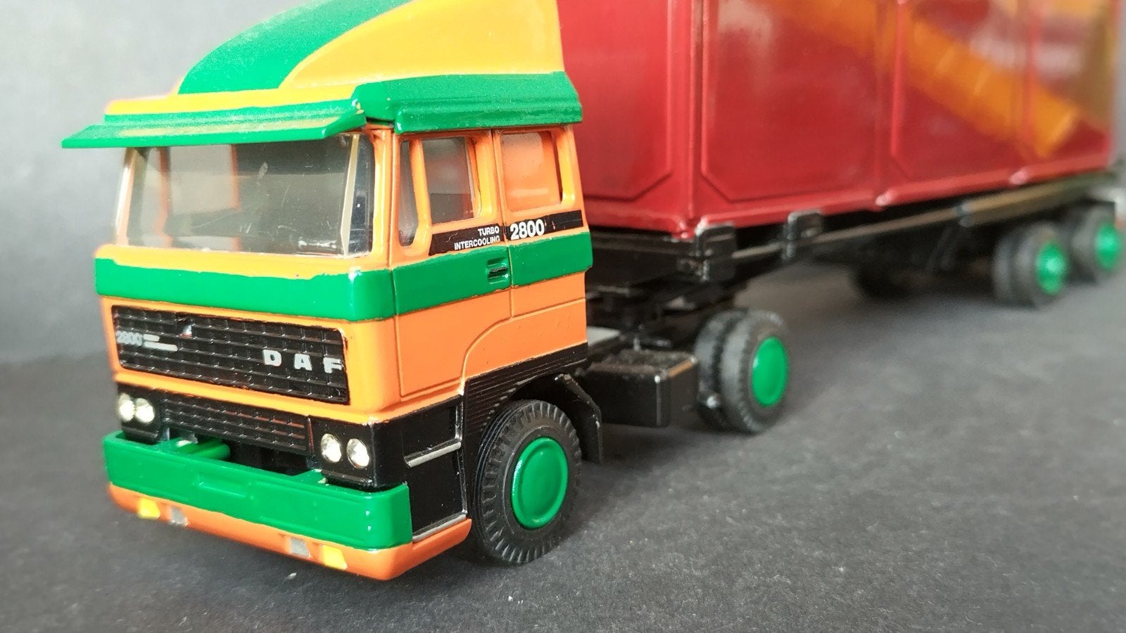 Daf 2800 Container Truck 1:50 Lion Car Pol, Verzenden, ., Zo goed als nieuw, .