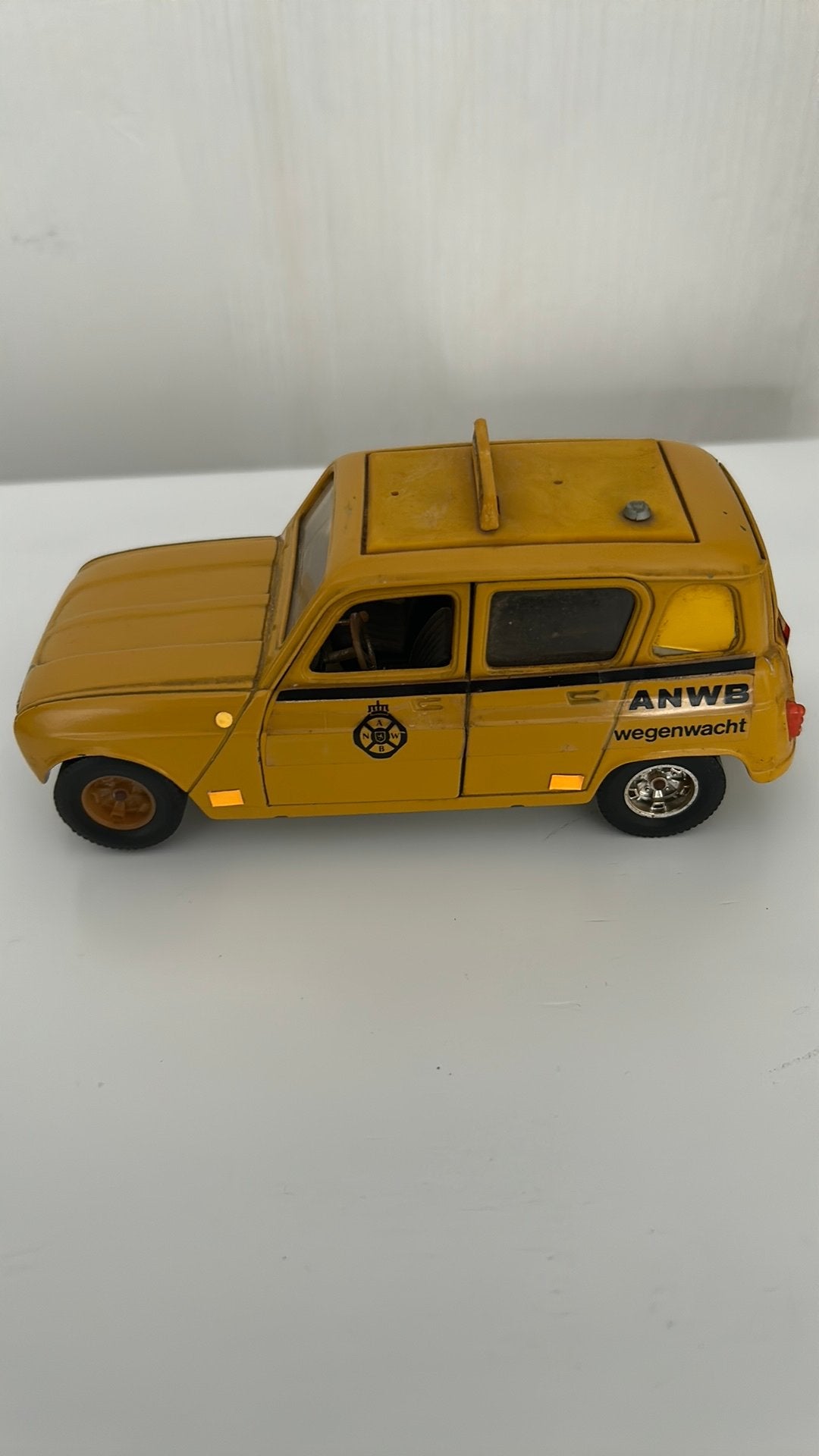 Burago Renault 4 ANWB Wegenwacht modelauto, Ophalen of Verzenden, Gebruikt, Auto, Overige merken